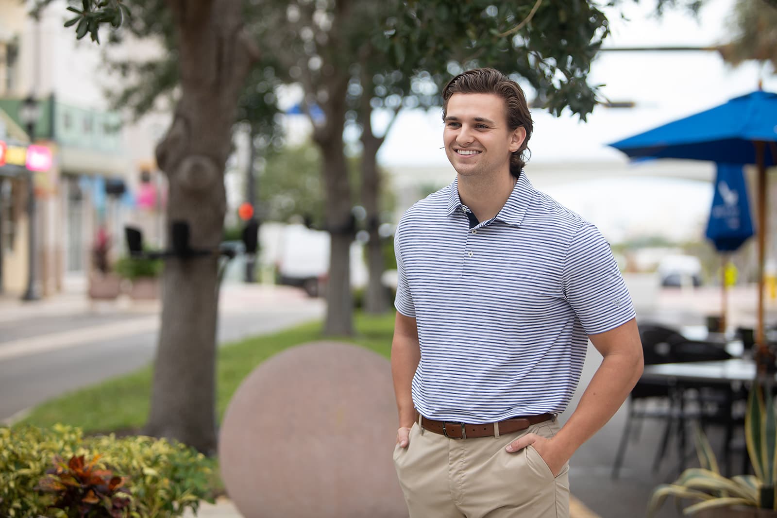 Sam Wilson standing outdoors in Clearwater